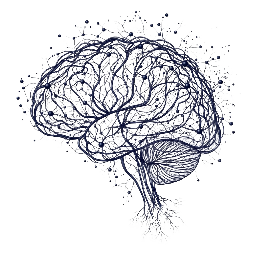 Dysregulated brain illustration
